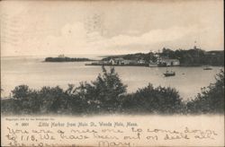 Little Harbor from Main St., Woods Hole, Mass. Massachusetts Postcard Postcard Postcard