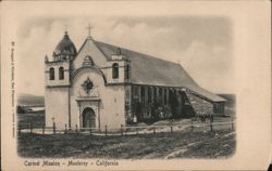 Carmel Mission - Monterey - California Postcard