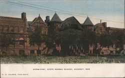 Dormitory, State Normal School, Kearney, NEB Nebraska Postcard Postcard Postcard