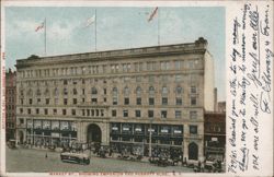 Market St, Emporium and Parrot Buildings, San Francisco Postcard