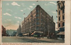 Market Street, looking South from Hotel St. Nicholas, San Francisco Postcard