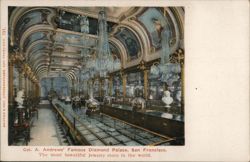 Col. A. Andrews' Famous Diamond Palace, San Francisco Postcard