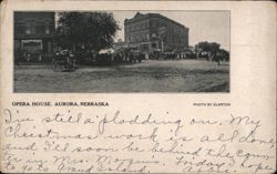 Opera House, Aurora, NE Postcard