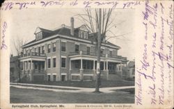 Springfield Club, Springfield MO Postcard