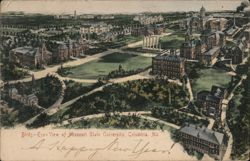 Bird's-Eye View of Missouri State University, Columbia Postcard Postcard Postcard