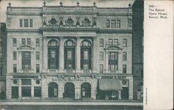 Detroit Opera House, Detroit, Michigan Postcard Postcard Postcard