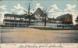 Avery Beach Hotel, South Haven, MI Postcard