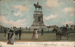 Robert E. Lee Monument, Richmond, VA Virginia Postcard Postcard Postcard