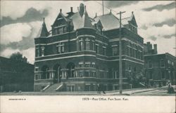 Fort Scott, Kan. - Post Office Postcard