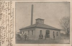 Burlingame Municipal Electric Light Plant Kansas Postcard Postcard Postcard