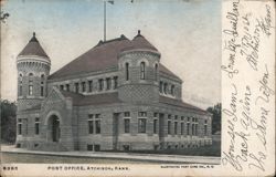 Post Office, Atchison, KS Kansas Postcard Postcard Postcard