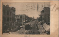 Upper Central Avenue, Fort Dodge, IA Postcard