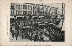 Scene on First Avenue, Cedar Rapids, Iowa Postcard