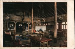 Hotel El Tovar Interior, Grand Canyon, Arizona Postcard