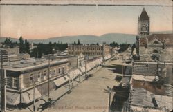 E St and Court House, San Bernardino California Postcard Postcard Postcard