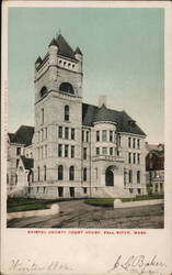 Bristol County Court House, Fall River, MA Postcard