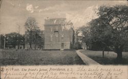 The Friend's School, Providence, RI Postcard