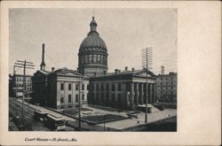 St. Louis, MO - Court House Postcard