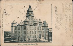 Jasper County Courthouse, Carthage, MO Missouri Postcard Postcard Postcard