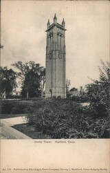 Keney Tower, Hartford, CT Connecticut Postcard Postcard Postcard