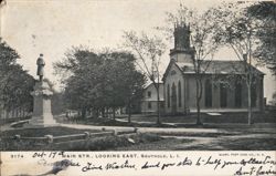 Main Street Looking East, Southold, NY New York Postcard Postcard Postcard