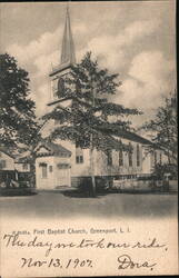 First Baptist Church, Greenport, Long Island, NY New York Postcard Postcard Postcard