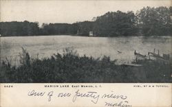 Marion Lake, East Marion, Long Island New York Postcard Postcard Postcard