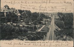 Meramec Highlands, near St. Louis Postcard