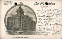 The Hollenden Hotel, Cleveland Ohio Postcard Postcard Postcard