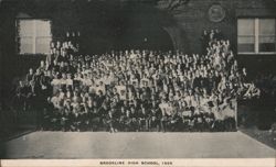 Brookline High School, 1905 Massachusetts Postcard Postcard Postcard