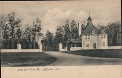 Lodge Belle Cerre, Port Jefferson, L.I. Postcard