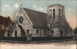 St. Agnes Roman Catholic Church, Rockville Centre, NY New York Postcard Postcard Postcard