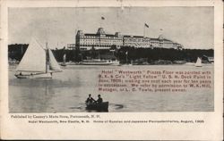 Hotel Wentworth, New Castle, NH - Home of Russian and Japanese Plenipotentiaries New Hampshire Postcard Postcard Postcard