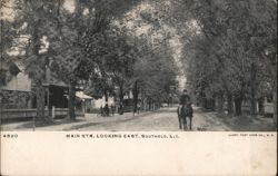 Main Street, Looking East, Southold, Long Island New York Postcard Postcard Postcard