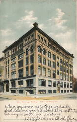 Chicago College of Dental Surgery Postcard