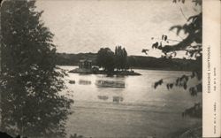 Coxsackie Lighthouse, Hudson River, New York Postcard