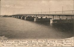 Harvard Bridge, Boston, Mass. Postcard