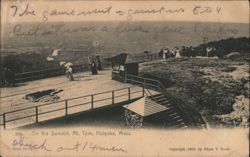 On the Summit, Mt. Tom, Holyoke, Mass. Massachusetts Postcard Postcard Postcard