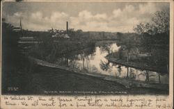 River Bend, Chicopee Falls, MA Massachusetts Postcard Postcard Postcard