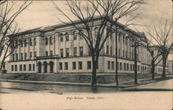 High School, Toledo, Ohio Postcard