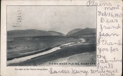 Views Near Plains, Montana Postcard Postcard Postcard