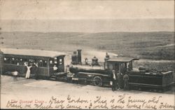 The Sconset Train, Nantucket Island, MA Siasconset, MA Postcard Postcard Postcard