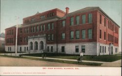 High School, Alameda, CA Postcard