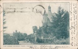 The Lodge, Kearney Park, Fresno, CA Postcard