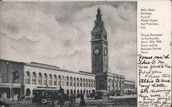 Ferry Building, Foot of Market Street, San Francisco, CA California Postcard Postcard Postcard