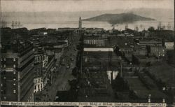 Market Street, Looking East, Showing Ferry Bldg. & Union Station San Francisco, CA Postcard Postcard Postcard