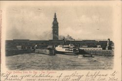 Ferry Building from the Bay - San Francisco California Postcard Postcard Postcard