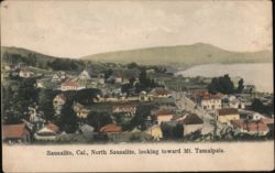 North Sausalito, looking toward Mt. Tamalpais Postcard