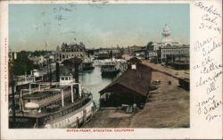 Water-Front, Stockton, California Postcard