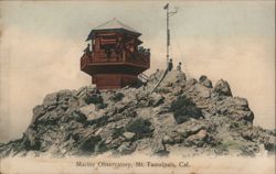 Marine Observatory, Mt. Tamalpais, Cal. Mill Valley, CA Postcard Postcard Postcard